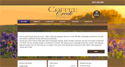 Desktop Screenshot of coffeecreekapts.com